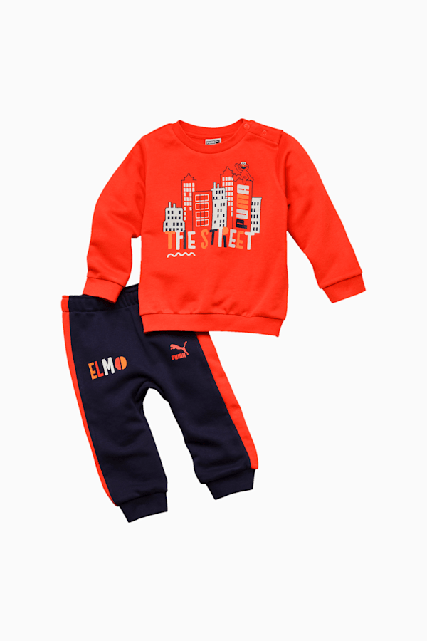PUMA x SESAME STREET Infant Toddler Crewneck Jogger Set PUMA
